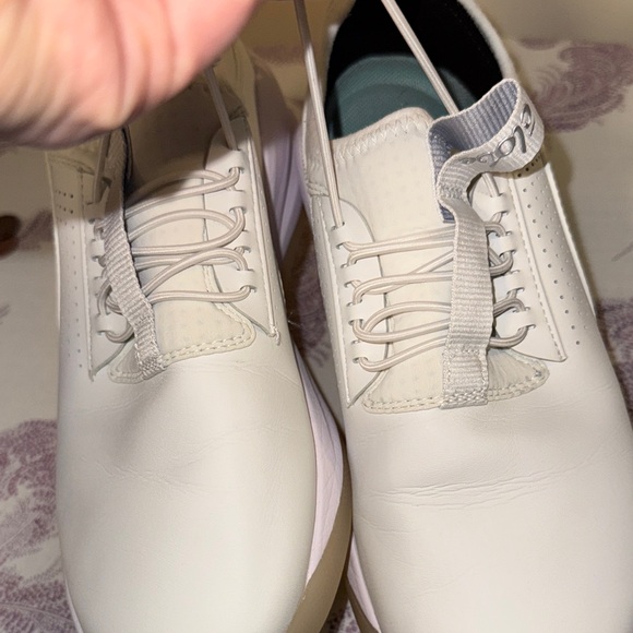 Women's White Athletic Shoes - Picture 10 of 12